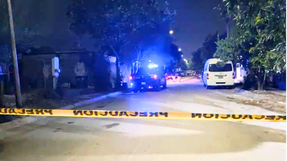 La zona fue acordonada por elementos de la Policía de Juárez.