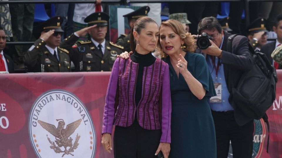 Claudia Sheinbaum, presidenta de México y Beatriz Gutiérrez Muller, esposa del expresidente López Obrador.