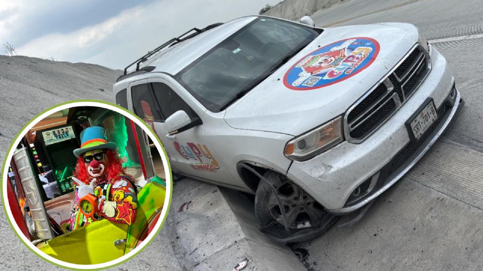 El comediante y su staff resultaron ilesos durante el percance.