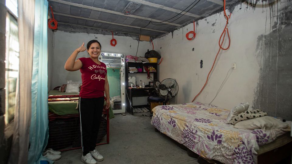 Con este programa 13 mil 416 personas han dejado de vivir en viviendas con piso de tierra.