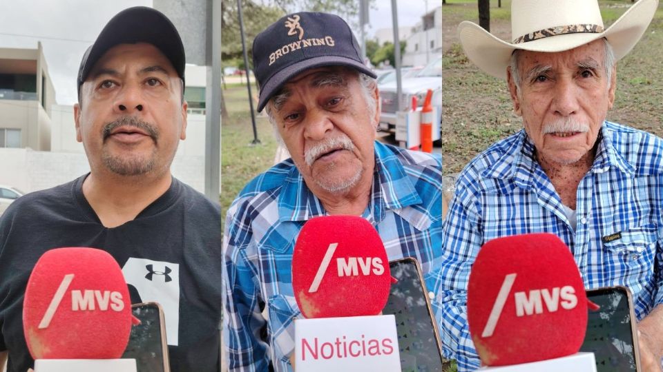 Luis Morales, Jesús Hernández y Candido González.