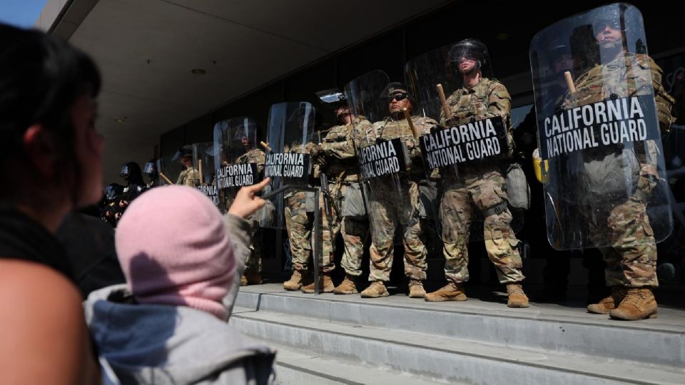 Guardia Nacional en Los Ángeles.