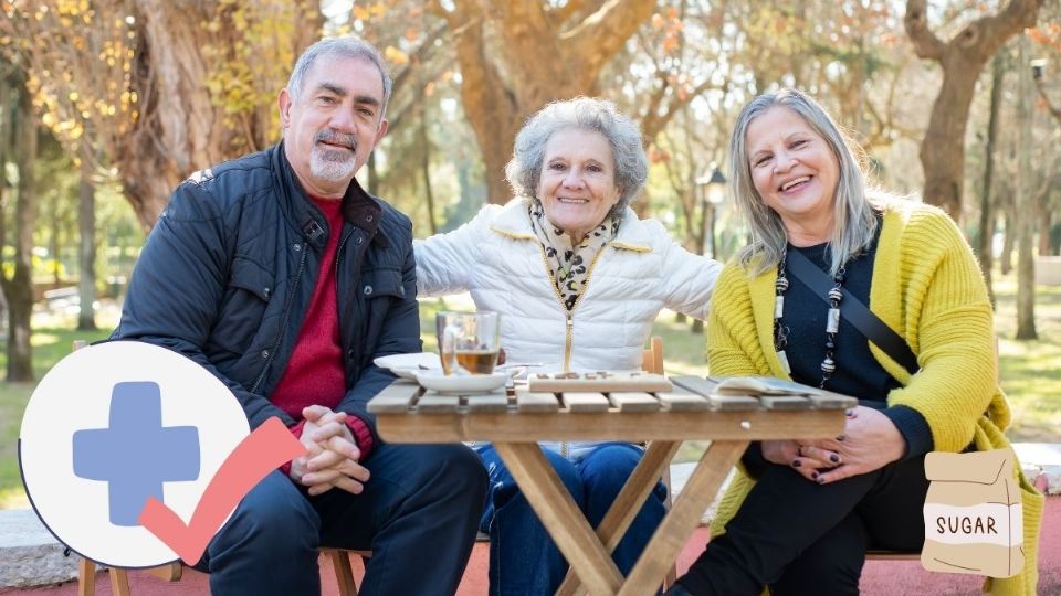 3 hábitos ideales para adultos mayores de más 60 que bajan el azúcar en la sangre