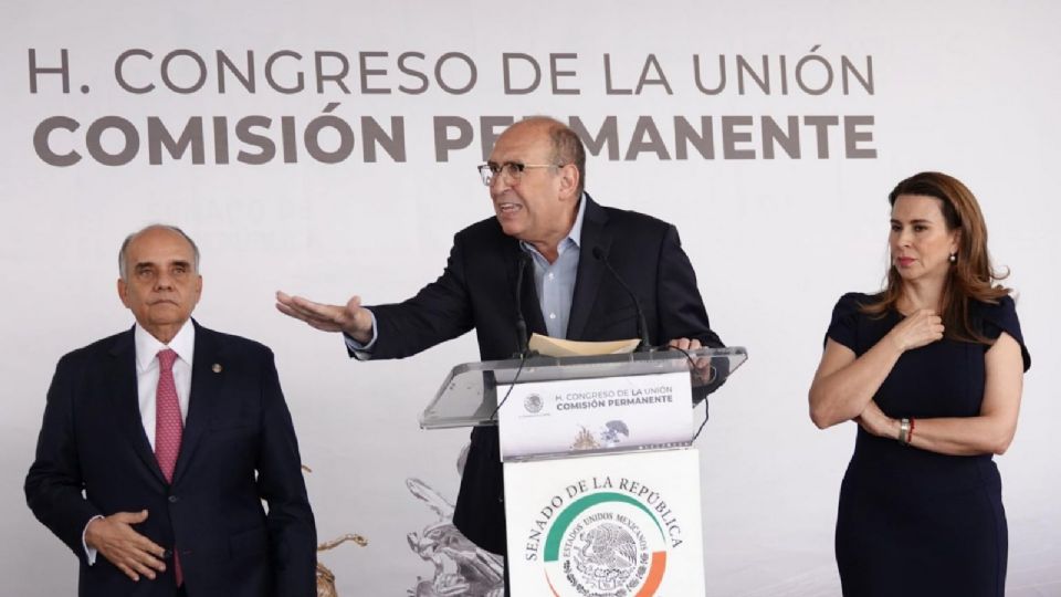 El diputado Rubén Moreira, coordinador de la bancada del PRI.