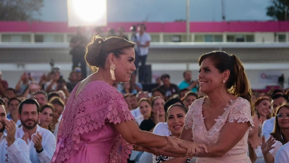 Vero Lezama estuvo acompañada por la gobernadora Mara Lezama.