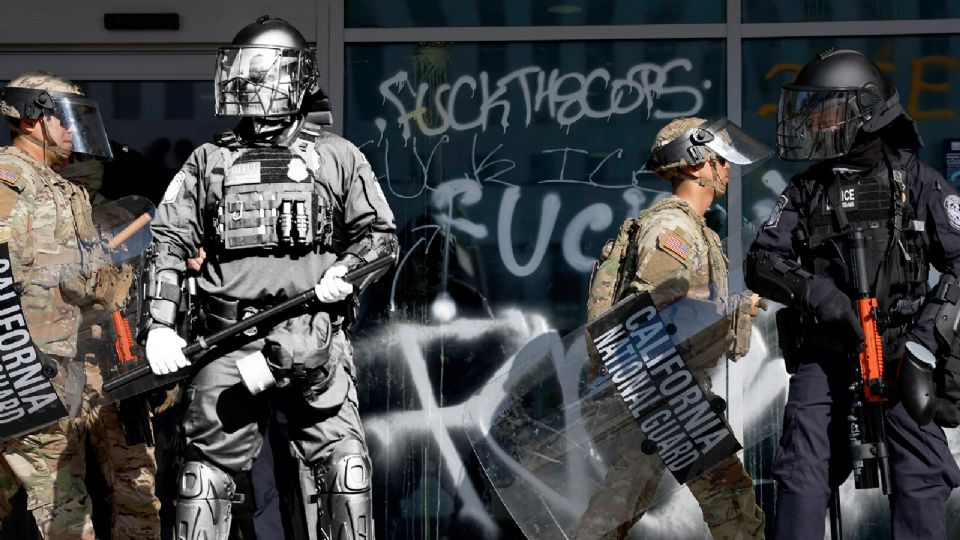 Protestas en Los Ángeles, California.