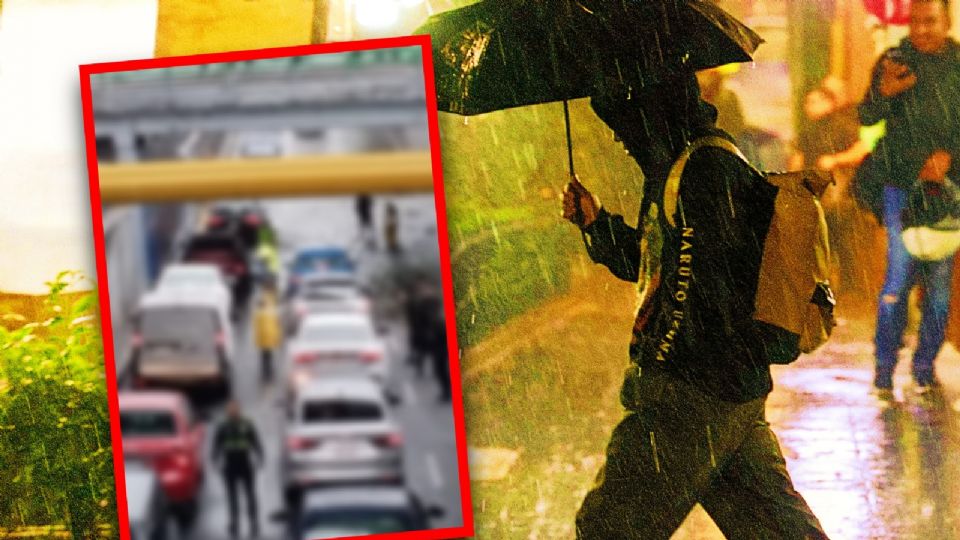 Se registran fuertes lluvias en la CDMX.