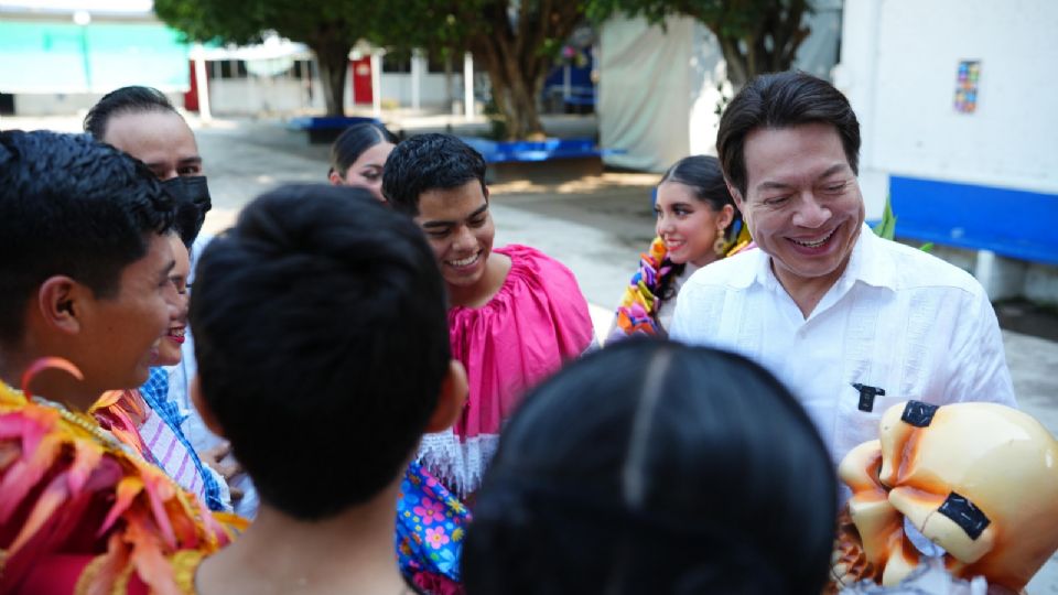 Mario Delgado, titular de la SEP, destacó los Tequios.