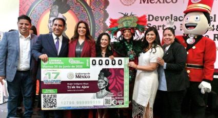 Develan cachito de lotería en honor a Reina Roja