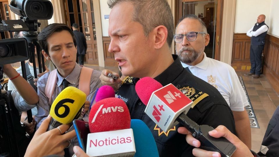 El titular de Fuerza Civil encabezó este viernes la Mesa de Coordinación para la Seguridad.