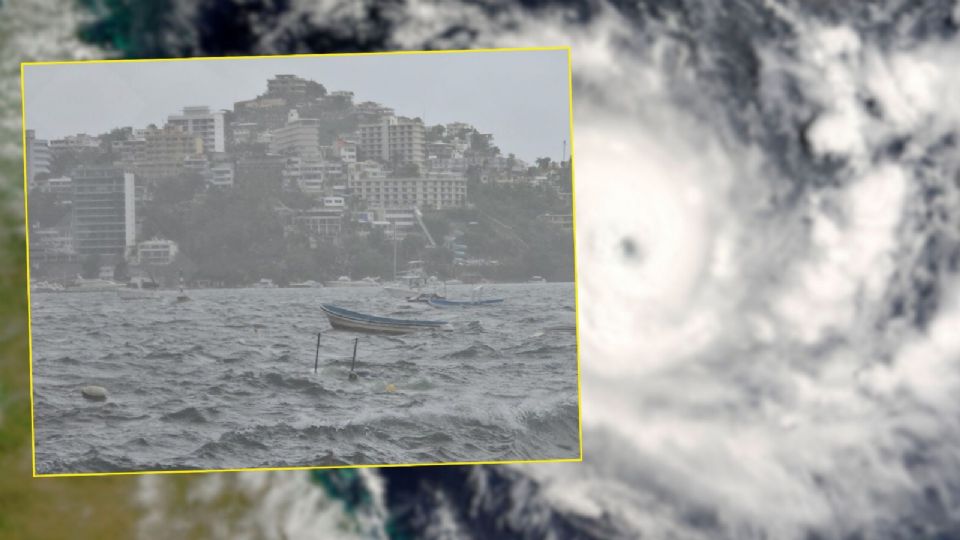 El fenómeno meteorológico se localiza actualmente a 315 kilómetros al sur de Zihuatanejo, Guerrero.