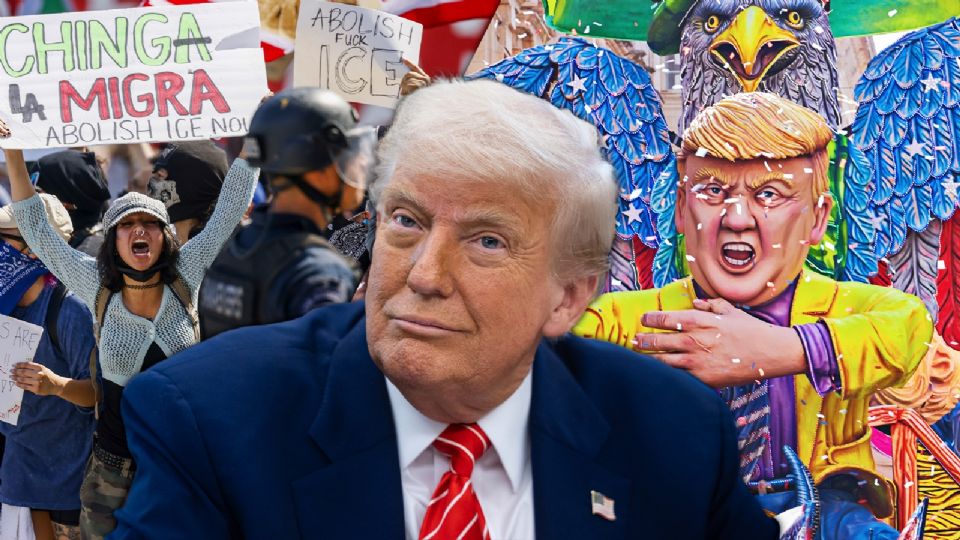 La jornada de celebración oficial se da en un contexto de disturbios en Los Ángeles y otras ciudades.