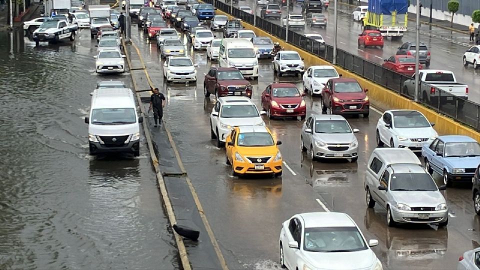 Continúan las intensas lluvias en CDMX.