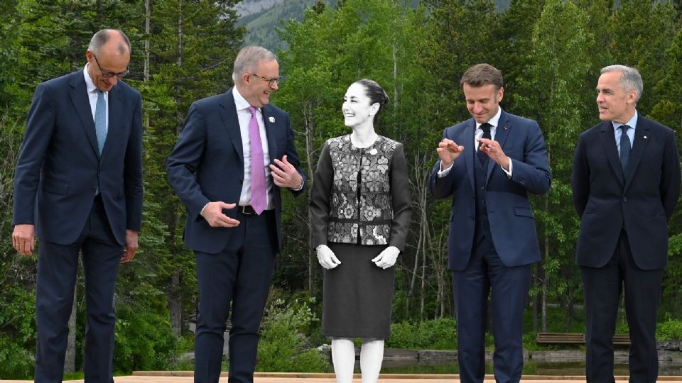 Reunión de Claudia Sheinbaum en el G7.