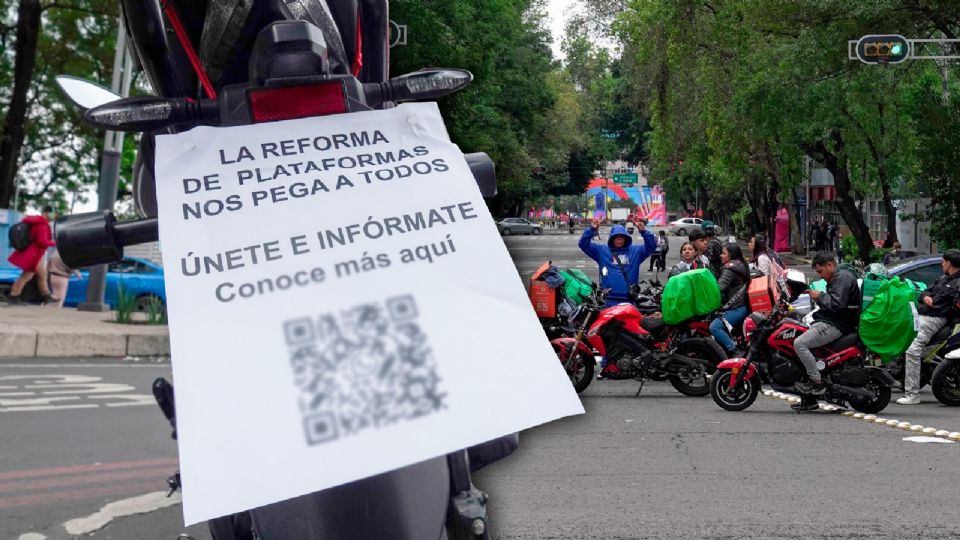 Integrantes de la organización Repartidores Unidos alzaron la voz para exigir claridad al gobierno federal. 