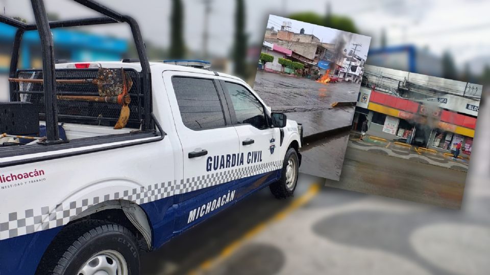 La violencia en Zitácuaro continúa esta tarde noche.