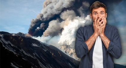 Volcán Etna: Momento exacto de la erupción que hizo correr a turistas | VIDEO