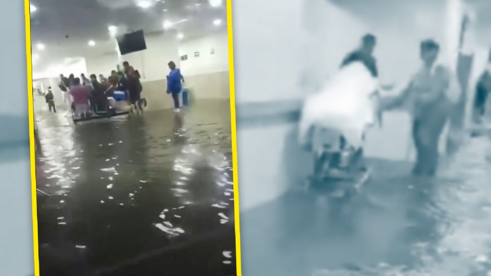 La clínica 53 del IMSS en el Edomex se vio severamente afectada.