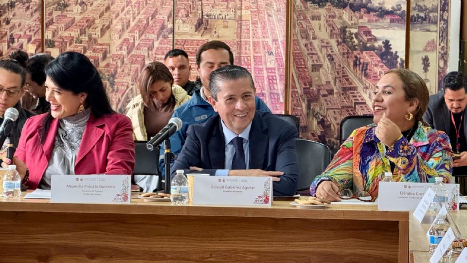 Hacemos obras que perduren más allá del mundial, señalan la secretaria de Turismo, Alejandra Frausto y el alcalde de Coyoacán, Giovani Gutiérrez