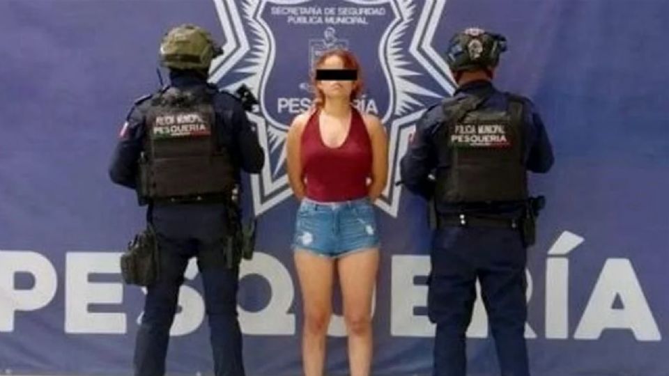 La detenida fue puesta a disposición del Ministerio Público para que se defina su situación jurídica.