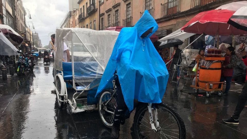 Continúan las lluvias en la capital del país.