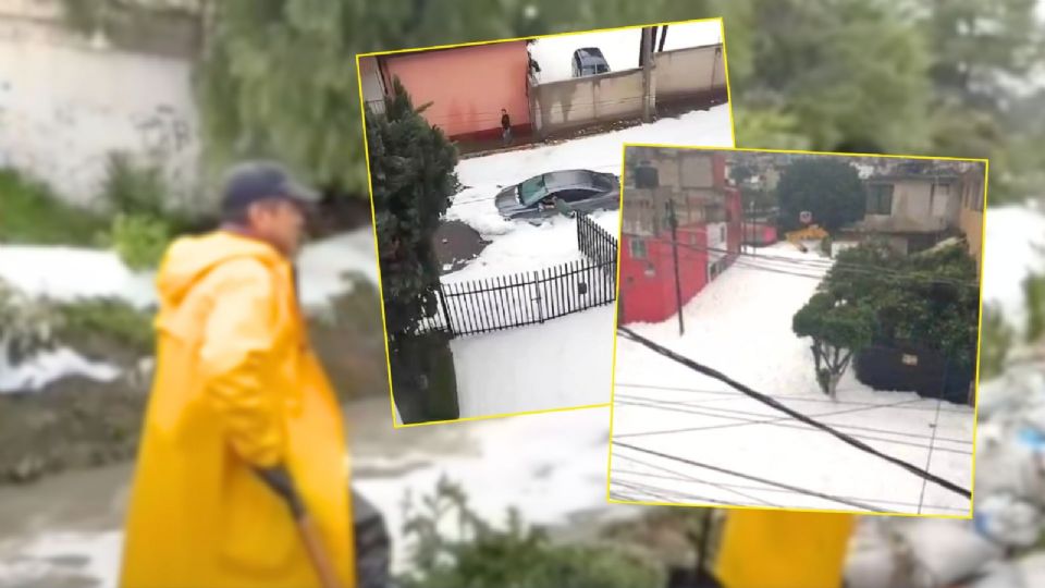 ¿Es peligrosa la espuma blanca en Naucalpan? Autoridades alertan sobre su toxicidad tras el desbordamiento de una presa.