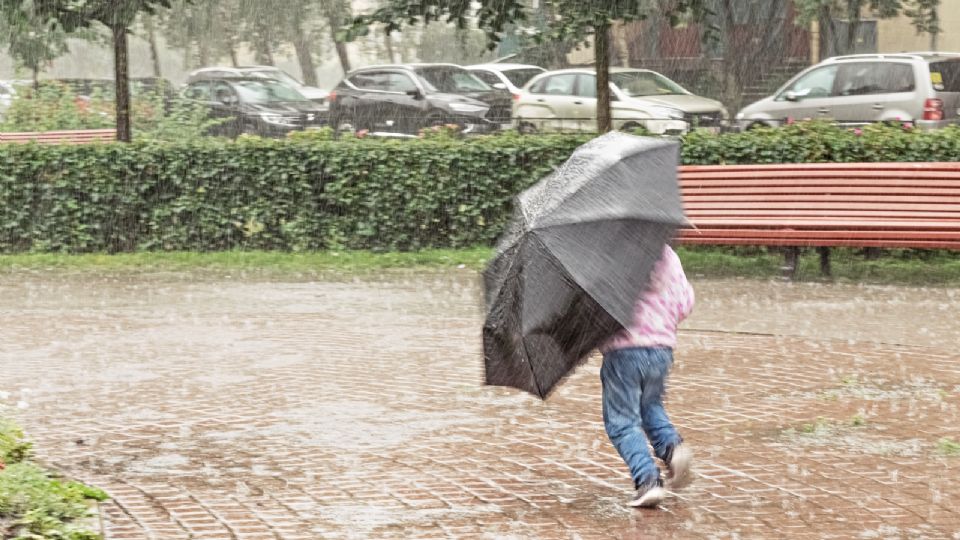 Protección Civil dijo que no descarta la caída de granizo y actividad eléctrica donde se concentre la lluvia.