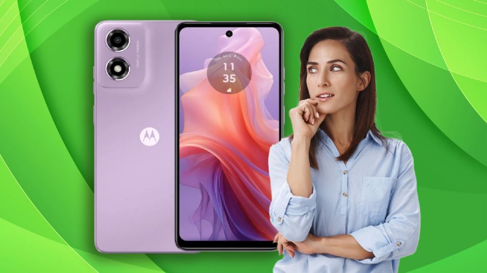 El Moto E14 tiene un diseño delgado y pantalla de 6.6', pero su rendimiento es limitado.