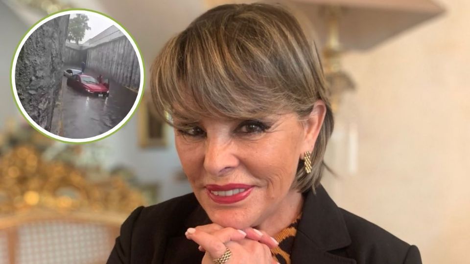 VIDEO | Actriz Ofelia Cano rompe en llanto tras quedar atrapada en inundación en Guadalajara