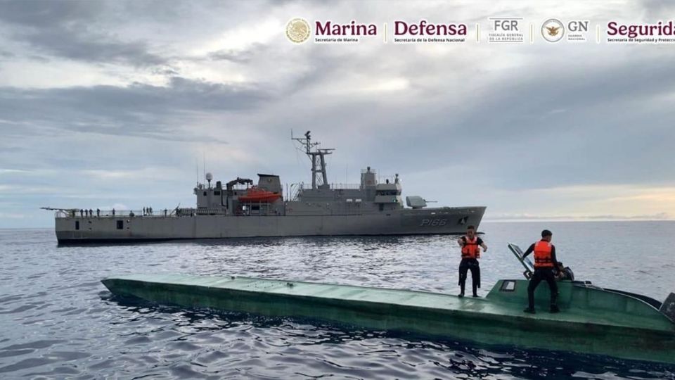 Estas acciones son parte de las operaciones de vigilancia marítimas, aéreas y terrestres que efectúa la Secretaría de Marina a través de la Armada de México.