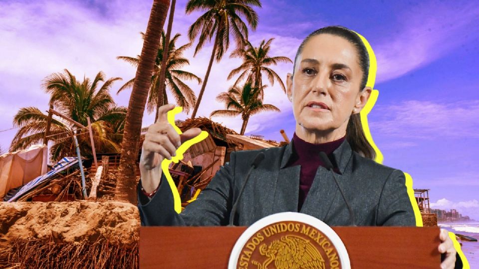 Claudia Sheinbaum confirma que Flossie podría alcanzar categoría de huracán.