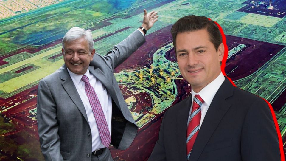 Enrique Peña Nieto reaparece para hablar del NAIM cancelado por AMLO.