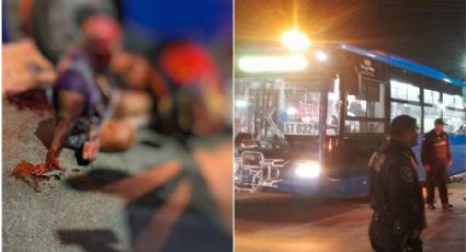 Motociclista sufre graves heridas al intentar rebasar un Va y Ven en Kanasín