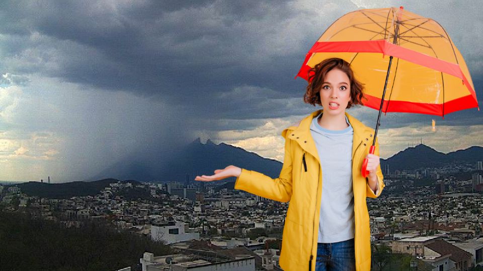 Monterrey se verá afectado por lluvias estos días del 30 de junio al 6 de julio. Prepara paraguas e impermeable.