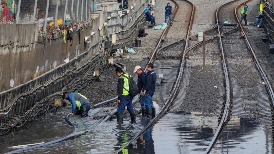Las lluvias han afectado al Metro de la CDMX.