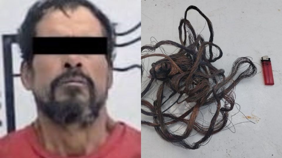 José “N” de 56 años fue detenido en flagrancia mientras quemaba cobre en un lote baldío de García, NL.