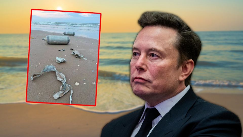 ¿Basura espacial en México? Así contaminan los restos del cohete de Elon Musk.