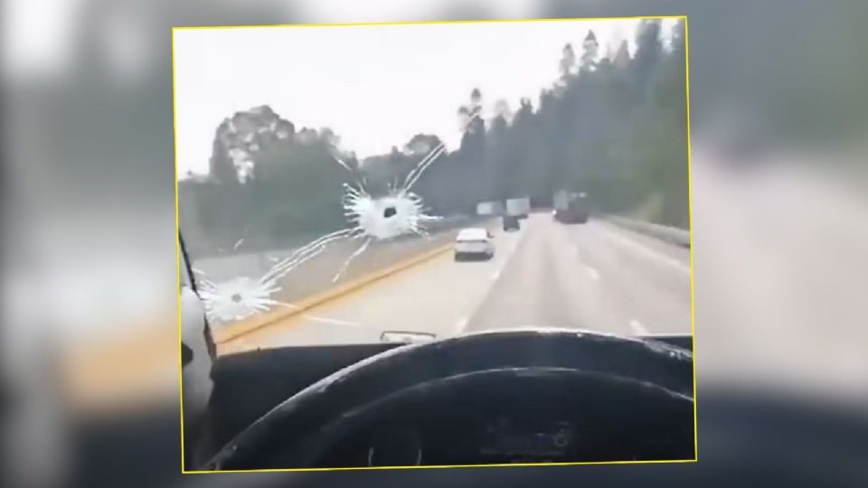 Multan a conductor de tráiler tras intento de asalto en la carretera México-Puebla.