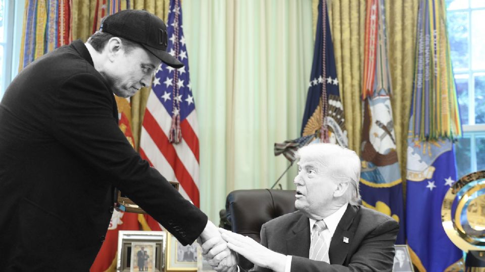 Elon Musk y Donald Trump se pelean.