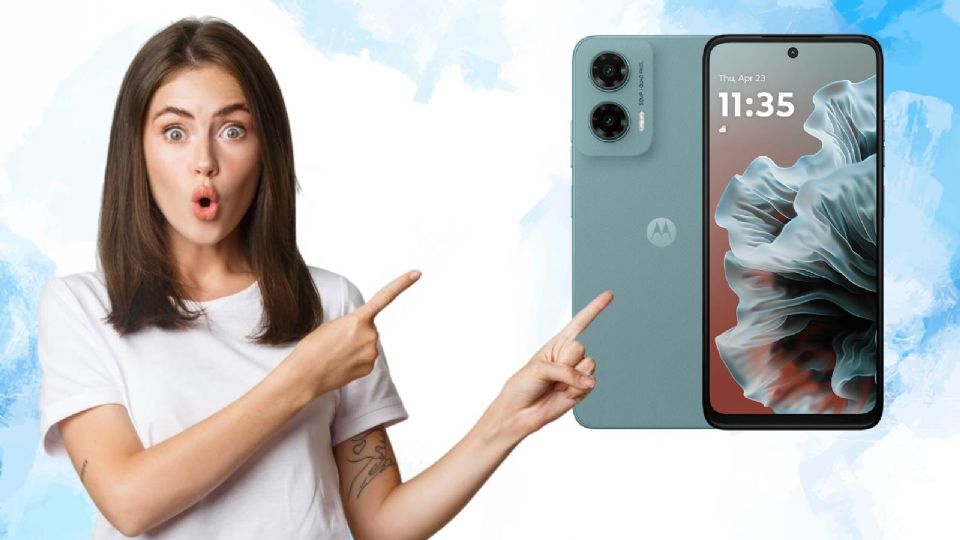 Este dispositivo de Motorola destaca por su cámara de 50 megapixeles y bajo costo