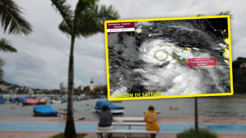 Sigue aquí EN VIVO la evolución de la tormenta tropical Bárbara.