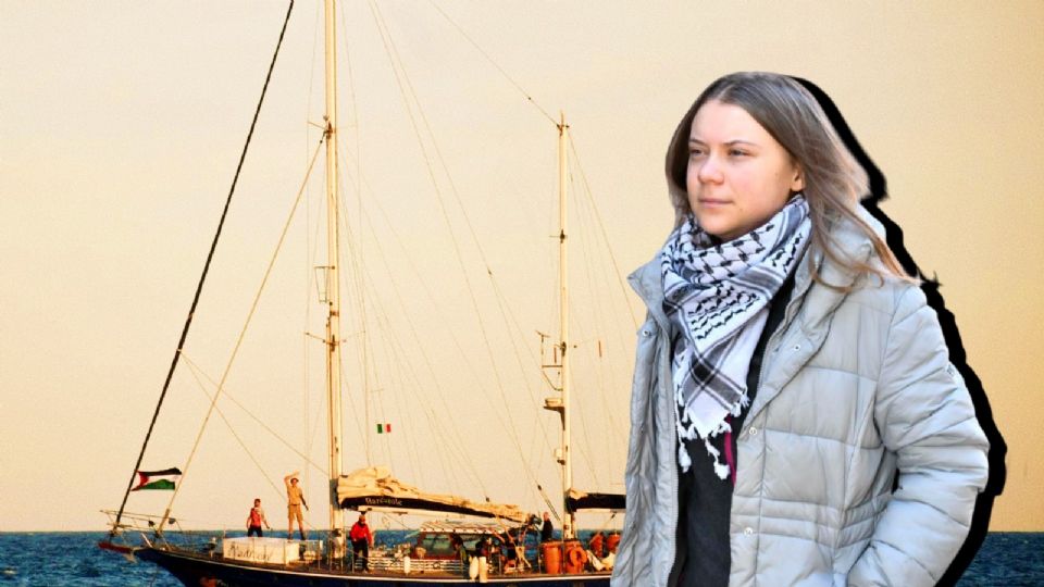 Greta Thunberg y la Flotilla de la Libertad.