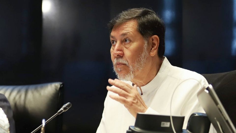 Gerardo Fernández Noroña, presidente de la Mesa Directiva del Senado de la República.