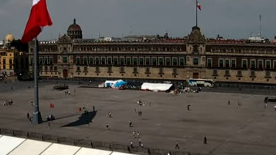 Los normalistas de Chiapas ahora están en el Zócalo.