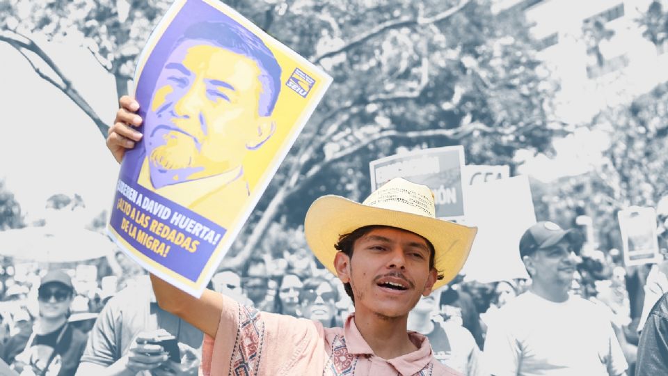 David Huerta, presidente del Sindicato de Empleados de Servicios, liberado tras presión social.