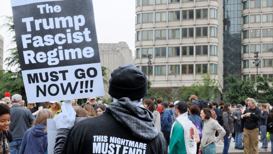 Protestas migrantes en Los Ángeles.