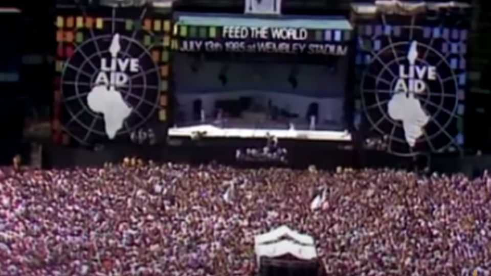 En 1985 se llevó a cabo el concierto Live Aid, que cambió el mundo de la música.