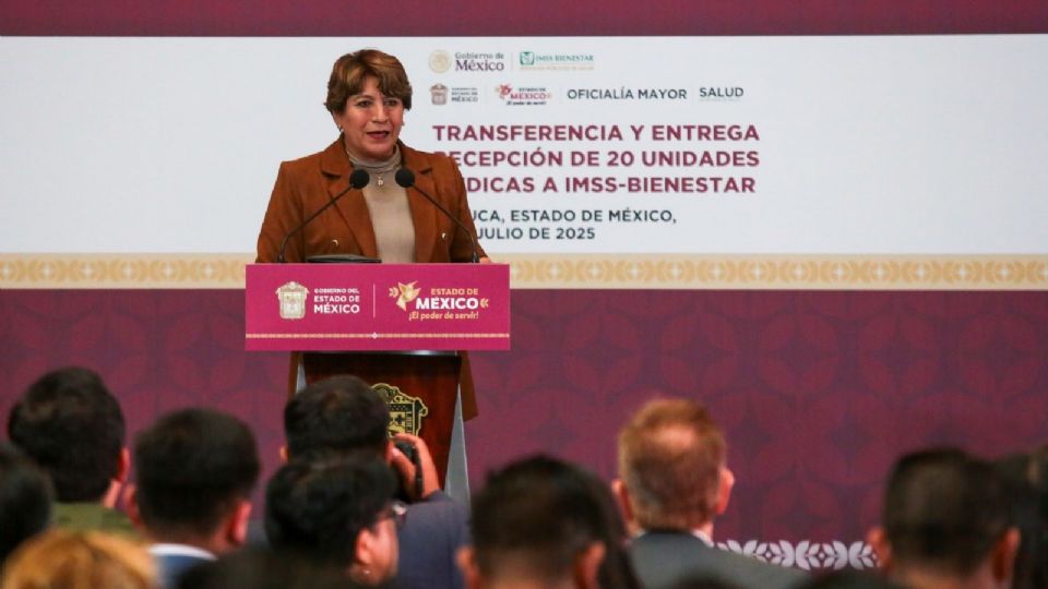 Delfina Gómez, gobernadora del Edomex.