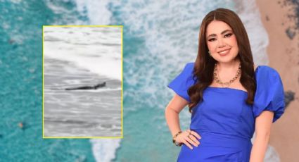 VIDEO | A plena luz del día Mariana Botas captura cocodrilo en Acapulco