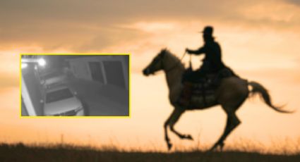 VIDEO | ¿El Charro Negro? Cámara de seguridad capta extraña silueta y usuarios reaccionan